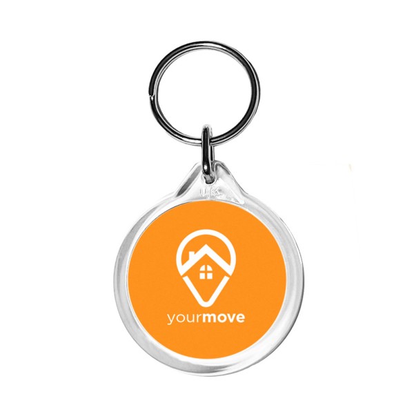 Acrylic Insert Keyrings