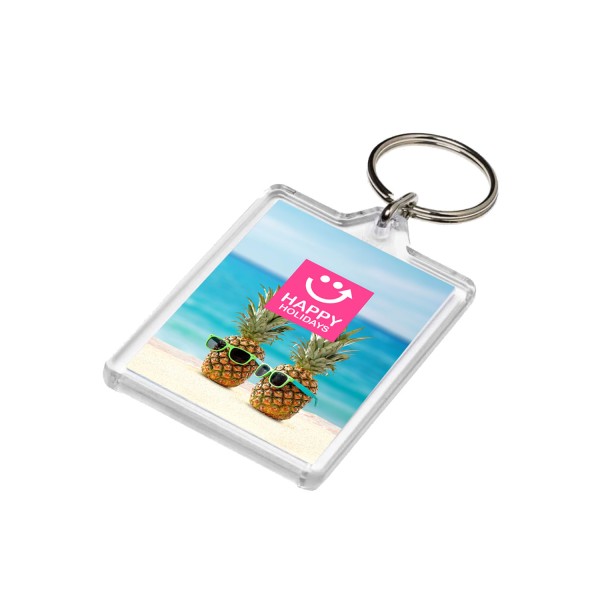 Acrylic Insert Keyrings