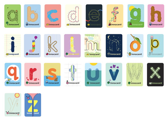 Innocent Alphabet Magnets