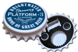 Magnetic bottle cap opener